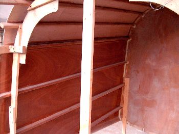 DH550 radius chine plywood catamaran
